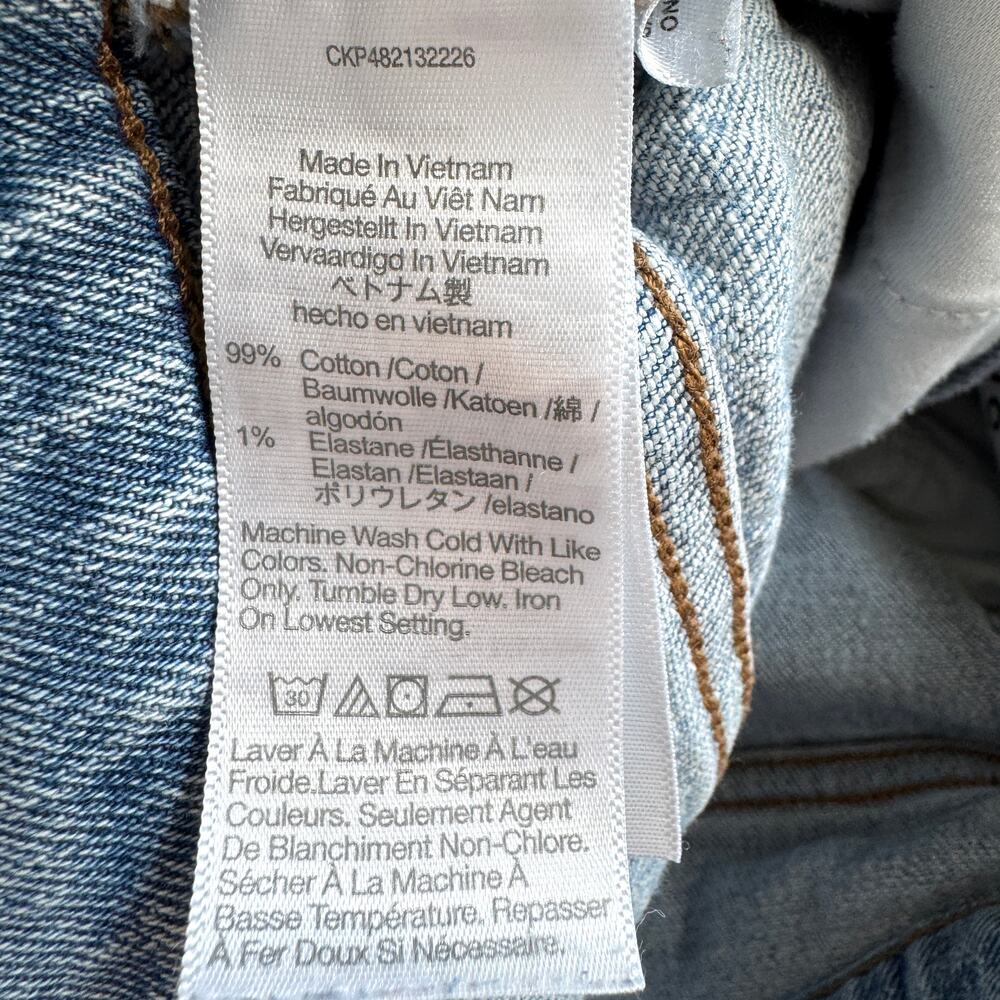Madewell Womens Perfect Vintage Wide Leg Jean Size 27 Stretch Casual Denim Blue - Picture 8 of 9